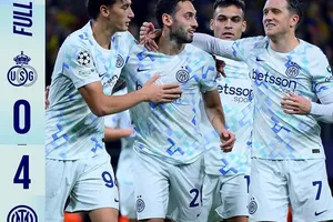Royale Union vs Inter Milan 0-4: Lần lượt Dumfries, Lautaro, Calhanoglu, Esposito thị uy sức mạnh của Inter, thủ thành Sommer tỏa sáng