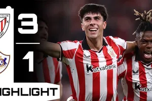Athletic Bilbao vs Qarabag 3-1: Leandro Andrade sớm gieo hy vọng ngay phút thứ 1 nhưng Gorka Guruzeta ghi cú đúp, Robert Navarro ấn định chiến thắng ngược dòng