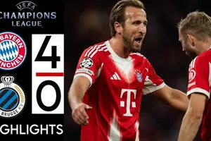 Bayern Munich vs Club Brugge 4-0: Bayern thị uy sức mạnh, Karl sớm mở bàn, Harry Kane tiếp tục tỏa sáng, Diaz, Jackson góp công chiến thắng đậm