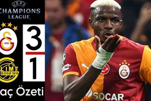 Galatasaray vs Bodo Glimt 3-1: Thế trận sớm an bài, Victor Osimhen ghi cú đúp sau 33 phút, Yunus Akgun góp công, Andreas Helmersen ghi bàn danh dự