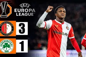 Feyenoord vs Panathinaikos 3-1: Karol Swiderski mở tỷ số, Givairo Read gỡ hòa, Anis Hadj-Moussa, Cyle Larin ngược dòng chiến thắng thuyết phục