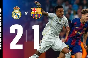 Real Madrid vs Barcelona 2-1: Mbappe mở bàn, Fermin gỡ hòa, Bellingham tỏa sáng, Pedri nhậnt thẻ đỏ, Vinicius, Lamine Yamal căng thẳng, VAR bất bình