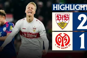 Stuttgart vs Mainz 2-1: Nadiem Amiri mở tỷ số nhờ chấm penalty, Chris Fuhrich sút xa ghi bàn siêu phẩm gỡ hòa, Deniz Undav bấm bóng ấn định chiến thắng
