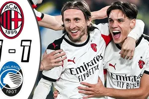 Atalanta vs AC Milan 1-1: Sao Luka Modric chật vật, Samuele Ricci sút xa đẹp mắt mở bàn, Pasalic kiến tạo, Lookman giúp chủ nhà chia điểm