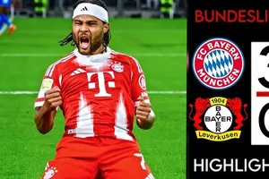 Bayern Munich vs Leverkusen 3-0: Bischof kiến tạo, Gnabry sút chéo góc khai bàn, Jackson nhân đôi tỷ số, Bade bất ngờ phản lưới nhà, Bayern củng cố ngôi đầu Bundesliga