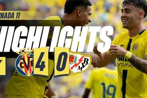 Villarreal vs Rayo Vallecano 4-0: Moreno Balaguero mở bàn, Alberto Moleiro, Santi Comesana, Ayoze Perez đua tài phá lưới, Villarreal vượt mặt Barca tạm xếp nhì La Liga