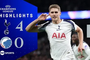 Tottenham vs Copenhagen 4-0: Lần lượt Johnson, Odobert, Van De Ven, Palhinha định hình cục diện, Johnson nhận thẻ đỏ phút 57