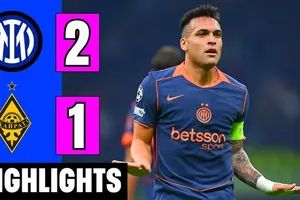 Inter Milan vs Kairat Almaty 2-1: Hỗn loạn vòng cấm, Lautaro Martinez chớp thời cơ dứt điểm mở bàn, Arad gỡ hòa, Augusto sút xa đẹp mắt, "Nerazzurri" thắng gọn gàng