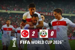 Thổ Nhĩ Kỳ vs Bulgaria 2-0: Hakan Calhanoglu mở bàn nhờ chấm penalty, Atanas Chernev bất ngờ phản lưới nhà, chủ nhà tạm xếp nhì bảng E