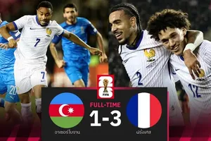 Azerbaijan vs Pháp 1-3: Dadashov sớm phá lưới thủ môn Chevalier, Mateta gỡ hòa, Akliouche tỏa sáng, Mahammadaliyev bất ngờ phản lưới nhà