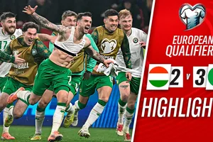 Hungary vs Ireland 2-3: Daniel Lukacs, Barnabas Varga lập công nhưng Troy Parrott xuất thần tỏa sáng hattrick định đoạt chiến thắng phút bù giờ