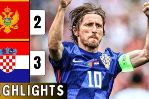 Montenegro vs Croatia 2-3: Milutin Osmajic, Nikola Krstovic sớm tạo lợi thế nhưng Ivan Perisic, Kristijan Jakic, Nikola Vlasic ngược dòng thành công nhờ dấu ấn cựu binh Luka Modric