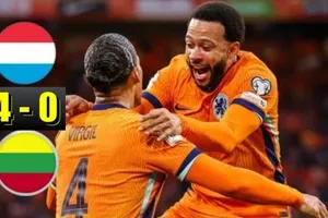 Hà Lan vs Lithuania 4-0: Lần lượt Reijnders, Gakpo, Simons, Malen đua tài "bắn phá", "Cơn lốc da cam" cuốn bay đối thủ, độc chiếm ngôi đầu bảng