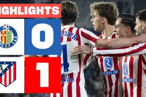 Getafe vs Atletico Madrid 0-1: Chiến thắng phút cuối nhờ Duarte bất ngờ phản lưới nhà, thầy trò HLV Simeone bỏ túi 3 điểm may mắn
