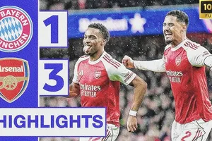 Arsenal vs Bayern Munich 3-1: Timber khai bàn, Lennart Karl gỡ hòa, Madueke, Martinelli lần lượt chốt hạ chiến thắng, sao Harry Kane ngậm ngùi thua cùng Bayern 