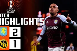 Aston Villa vs Young Boys 2-1: Malen xuất thần tỏa sáng cú đúp, Monteiro chỉ ghi được bàn danh dự ngay phút 90