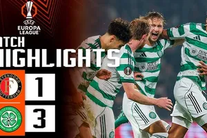 Feyenoord vs Celtic 1-3: Ueda Ayase sớm dệt mộng chiến thắng nhưng Yang Hyun-jun, Hatate Reo, Benjamin Nygren ngược dòng hạ chủ nhà