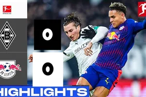 M'gladbach vs Leipzig 0-0: Neuhaus, Netz, Tabakovic kém duyên ghi bàn, VAR ngăn Franck Honorat ghi bàn, Diomande, Harder, Nusa hòa may mắn