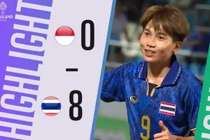 Nữ Thái Lan vs Nữ Indonesia 8-0: Yumanda phản lưới nhà, Pattaranan, Silawan, Saowalak, Jiraporn, Panittha thị uy 8 bàn thắng ngày ra quân