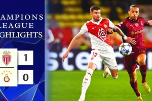 AS Monaco vs Galatasaray 1-0: Denis Zakaria hỏng penalty, Folarin Balogun nhanh chân đệm bóng cận thành ghi bàn duy nhất