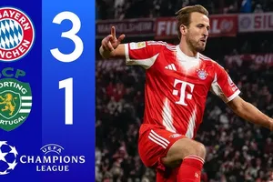 Bayern Munich vs Sporting Lisbon 3-1: Kimmich phản lưới nhà, Gnabry gỡ hòa, Karl, Tah lần lượt chốt hạ chiến thắng thuyết phục cho Bayern 