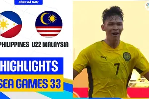 U22 Malaysia vs U22 Philippines 2-1: Danish mở bàn, Haqimi phản lưới nhà, Haqimi chốt hạ tấm HCĐ cho đoàn Thể thao Malaysia