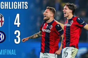 Inter Milan vs Bologna 1-1 (2-3): Thuram mở bàn, Orsolini gỡ hòa trên chấm penalty, Bologna đấu Napoli ở chung kết Super Cup ngày 23/12