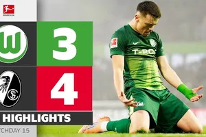 Wolfsburg vs Freiburg 3-4: Mãn nhãn 7 bàn, Pejcinovic xuất thần cú hattrick, Philipp Treu, Grifo, Scherhant tỏa sáng, Seelt phản lưới nhà