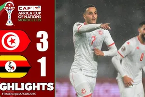 Tunisia vs Uganda 3-1: Ellyes Skhiri sớm lấn áp thế trận, Elias Achouri tỏa sáng cú đúp, Denis Omedi ghi bàn danh dự, Tunisia dẫn đầu bảng C