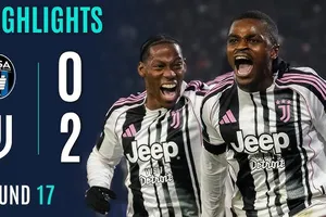 Pisa vs Juventus 0-2: Bước ngoặt Calabresi phản lưới nhà, Yildiz kịp tỏa sáng phút bù giờ, Juve vào tốp 3 Serie A