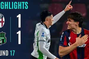 Bologna vs Sassuolo 1-1: Giovanni Fabbian sút cận thành mở bàn, Tarik Muharemovic chớp thời cơ gỡ hòa, chia điểm hấp dẫn