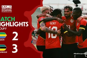 Gabon vs Mozambique 2-3:Faisal Bangal, Geny Catamo, Diogo Calila lập công, Aubameyang, Moussounda ngược dòng bất thành