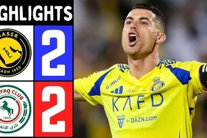 Al Ettifaq vs Al Nassr 2-2: Wijnaldum ghi cú đúp, cặp đôi Felix, Ronaldo tiếp tục tỏa sáng, CR7 và đồng đội dẫn đầu BXH Saudi Pro League