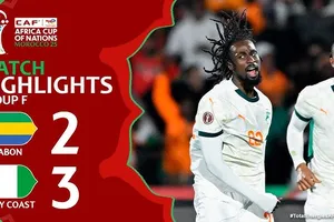 Gabon vs Bờ Biển Ngà 2-3: Kanga, Bouanga sớm lợi thế nhưng Krasso, Guessand, Toure giành vé gặp Burkina Faso ở vòng knock-out CAN Cup 2025