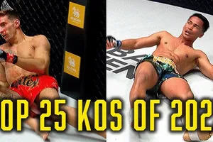 25 cú knock-out đỉnh cao của Tawanchai vs Superbon, Ramadan Ondash vs Chartpayak, Suakim vs Jake Peacock ở đấu trường ONE Championship