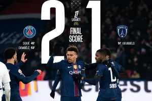 PSG vs Paris FC 2-1: Doue mở bàn, Willem Geubbels gỡ hòa trên chấm penalty, Dembele sút trúng chân hậu vệ hạ Kevin Trapp, PSG bám đuổi Lens