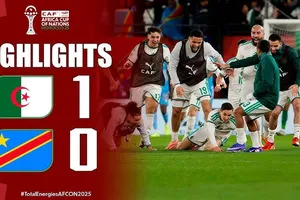 Algeria vs CHDC Congo 1-0: Kẻ đóng thế Zerrouki kiến tạo, Adil Boulbinaghi tỏa sáng nghẹt thở, chạm trán Nigeria ở Tứ kết CAN Cup 2025