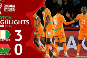 Bờ Biển Ngà vs Burkina Faso 3-0: Diallo, Diomande, Toure tỏa sáng, giành vé gặp Ai Cập ở Tứ kết CAN Cup 2025