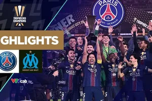 PSG vs Marseille 2-2 (pen 4-1): Dembele, Ramos tỏa sáng, Matt O'Riley, Junior Traore không thắng nổi Chevalier, thầy trò HLV Enrique đăng quang Super Cup 2026
