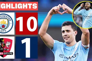 Man City vs Exeter 10-1: Alleyne, Rodri, Lewis, Semenyo, Reijnders, O'Reilly, McAidoo đua tài trút mưa bàn thắng, Pep Guardiola thắng tỷ số khó tin