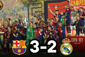 Barcelona vs Real Madrid 3-2: Siêu kinh điển, siêu kịch tính, Vinicius Junior, Gonzalo Garcia lập công, Raphinha, Lewandowski đăng quang Super Cup