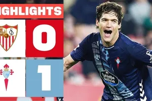 Sevilla vs Celta Vigo 0-1: Marcos Alonso ghi bàn duy nhất nhờ chấm penalty, Celta Vigo giành gọn 3 điểm quý giá