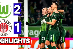 Wolfsburg vs St Pauli 2-1: Christian Eriksen mở bàn nhờ chấm penalty, Eric Smith gỡ hòa, Dzenan Pejcinovic chốt hạ 3 điểm quý giá
