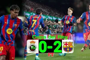 Racing Santander vs Barcelona 0-2: Hiệp 2 quyết định, Torres lập công, Yamal chốt hạ chiến thắng, Barca giành quyền đi tiếp Copa del Rey