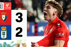 Osasuna vs Real Oviedo 3-2: Federico Vinas, Alberto Reina ghi bàn, Ante Budimir tỏa sáng cú đúp, Iker Munoz góp công chiến thắng, Alejandro Catena nhận thẻ đỏ