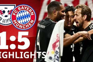 RB Leipzig vs Bayern Munich 1-5:Romulo mở bàn nhưng Gnabry, Harry Kane, Tah, Palovic, Olise lần lượt đua tài, Bayern hơn hẳn Dortmund 11 điểm