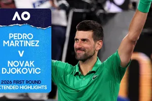 Pedro Martinez vs Novak Djokovic 3-6, 2-6, 2-6: Dễ dàng hạ Martinez, Djokovic cán mốc 100 trận thắng trong sự nghiệp tại Australian Open
