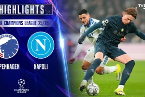 Copenhagen vs Napoli 1-1: Thomas Delaney nhận thẻ đỏ, McTominay làm người hùng, Jordan Larsson hỏng penalty nhưng kịp đá bồi gỡ hòa 