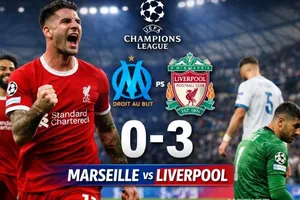 Marseille vs Liverpool 0-3: Szoboszlai sút phạt mởi bàn, Rulli phản lưới nhà, Gakpo ấn định chiến thắng, Liv lên vị trí thứ tư 