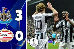 Newcastle vs PSV 3-0: Wissa sớm mở bàn, Gordon, Barnes đua tài ghi bàn, Newcastle còn cơ hội, PSV rơi xuống vị trí thứ 22